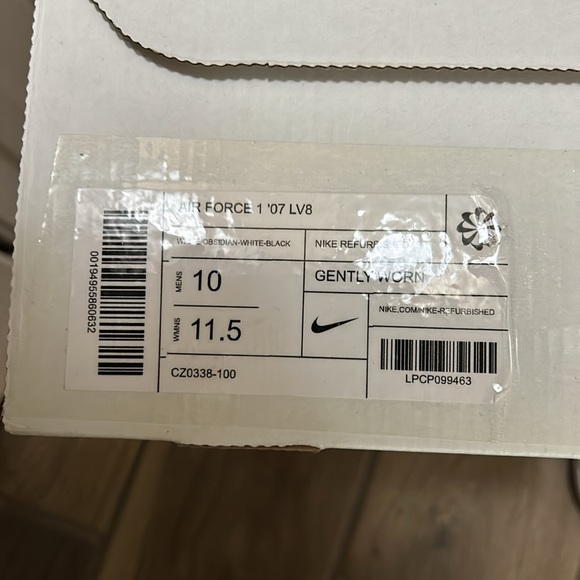 Nike Air Force 1 size 10 vnds with replacement box - Picture 6 of 6
